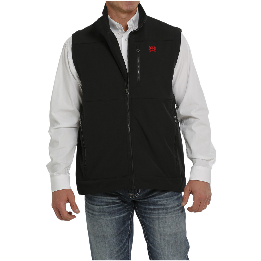 CINCH Men's Concealed Carry Bonded Black Vest 1541005