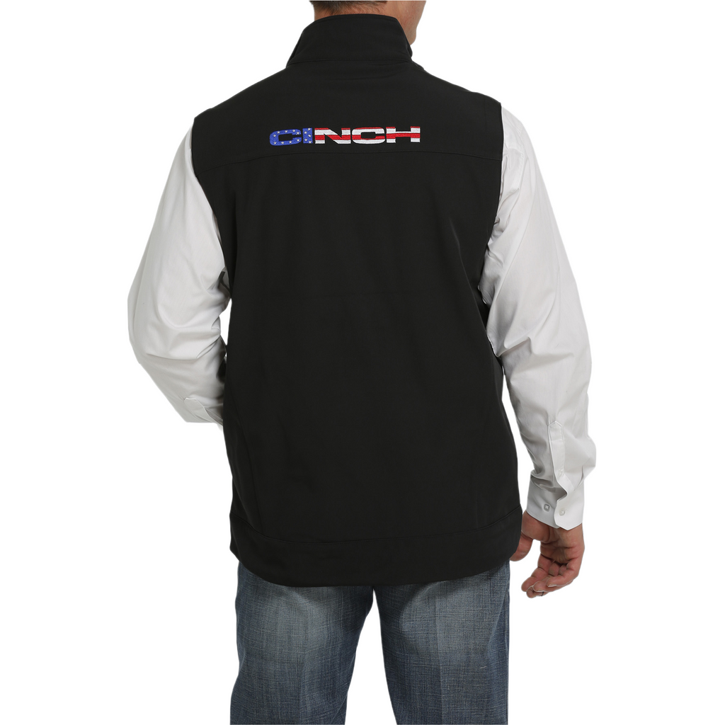 CINCH Men's Concealed Carry Bonded Black Vest 1541005