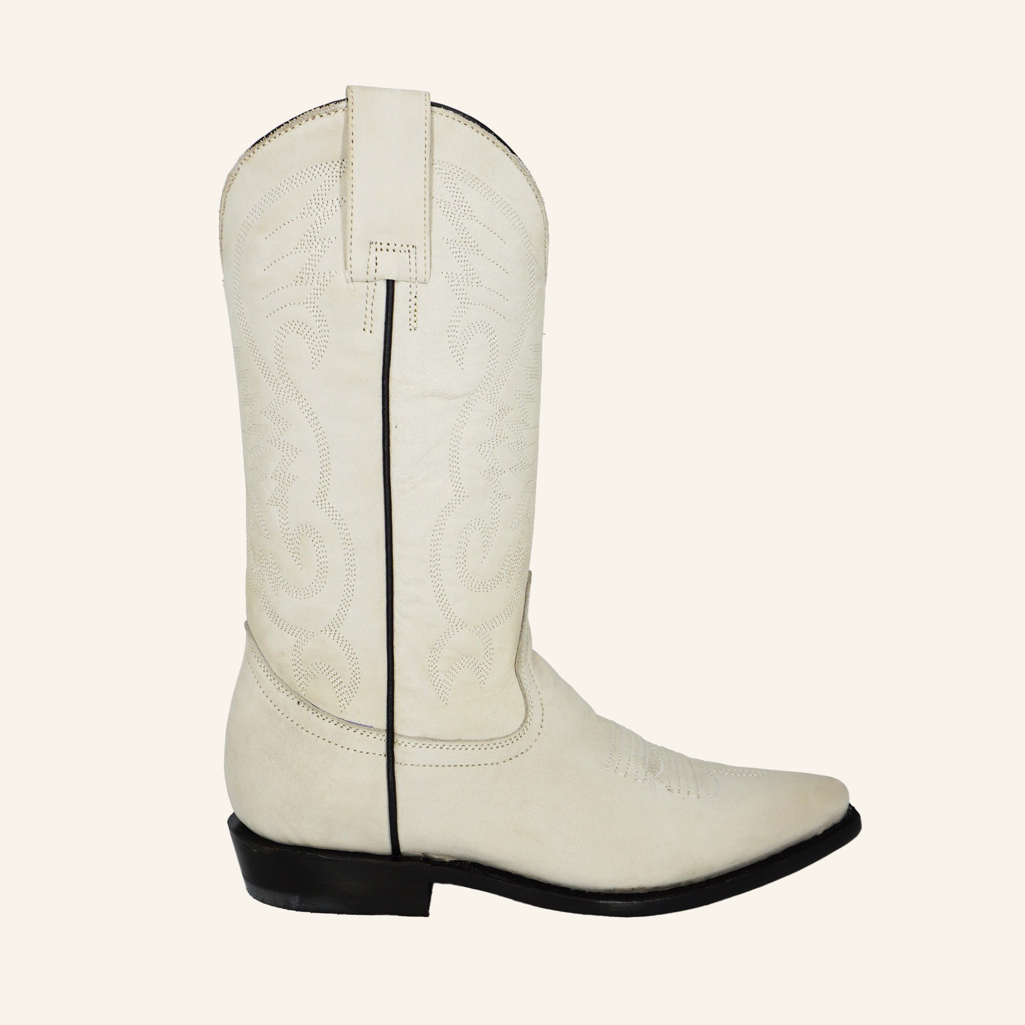 Bota Pistolero Puntal B Nobuck - Natural