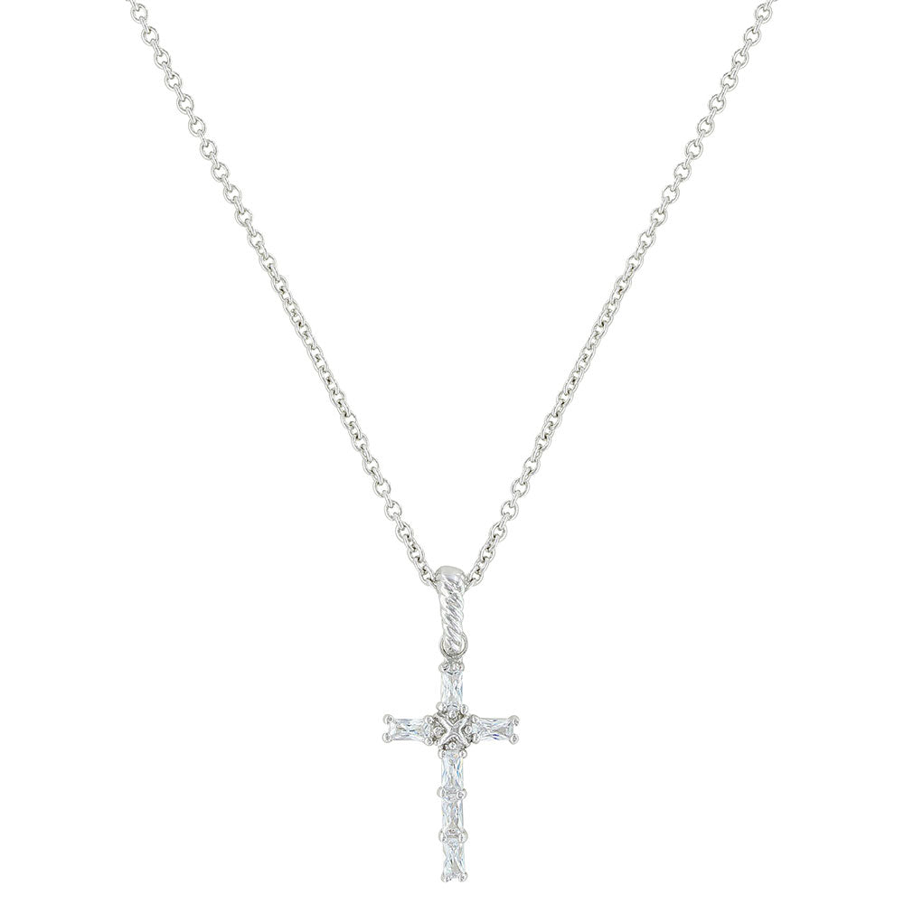 Montana Acadian Cross Baguette Necklace NC3239