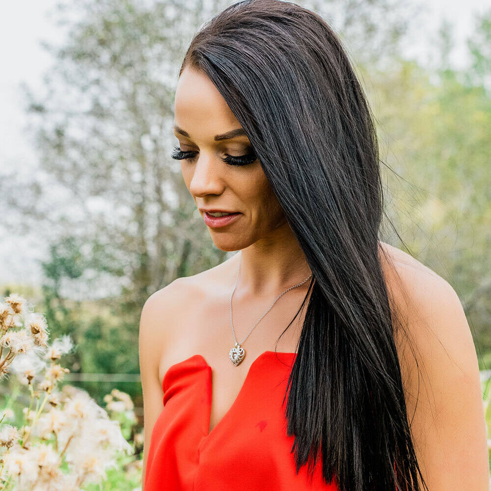 Montana Waves Of Love Heart Necklace NC4760