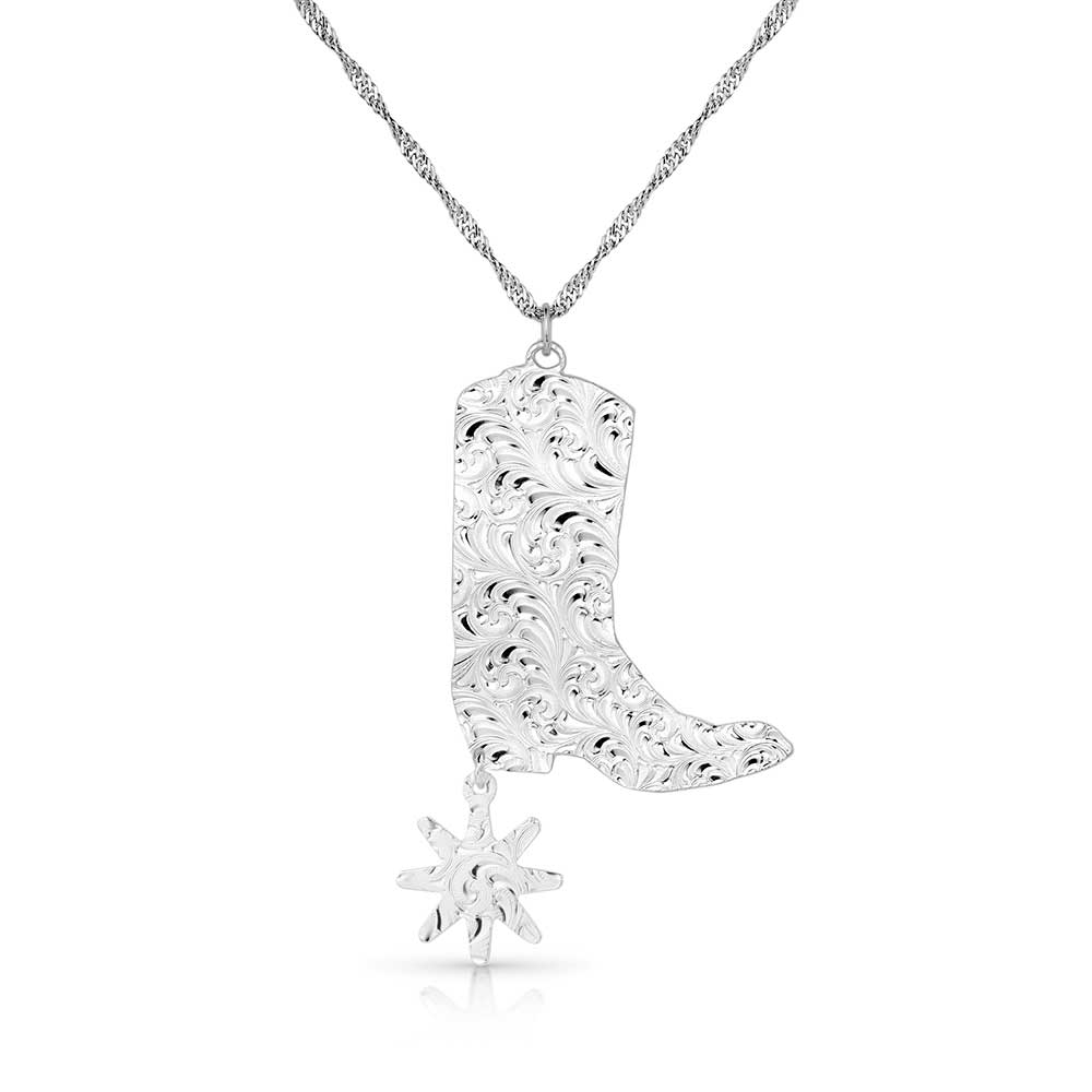 Montana Chiseled Boots & Spurs Turquoise Necklace NC5667