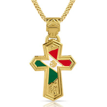 Cargar imagen en el visor de la galería, Montana Mexican Pride Cross Necklace NC5763
