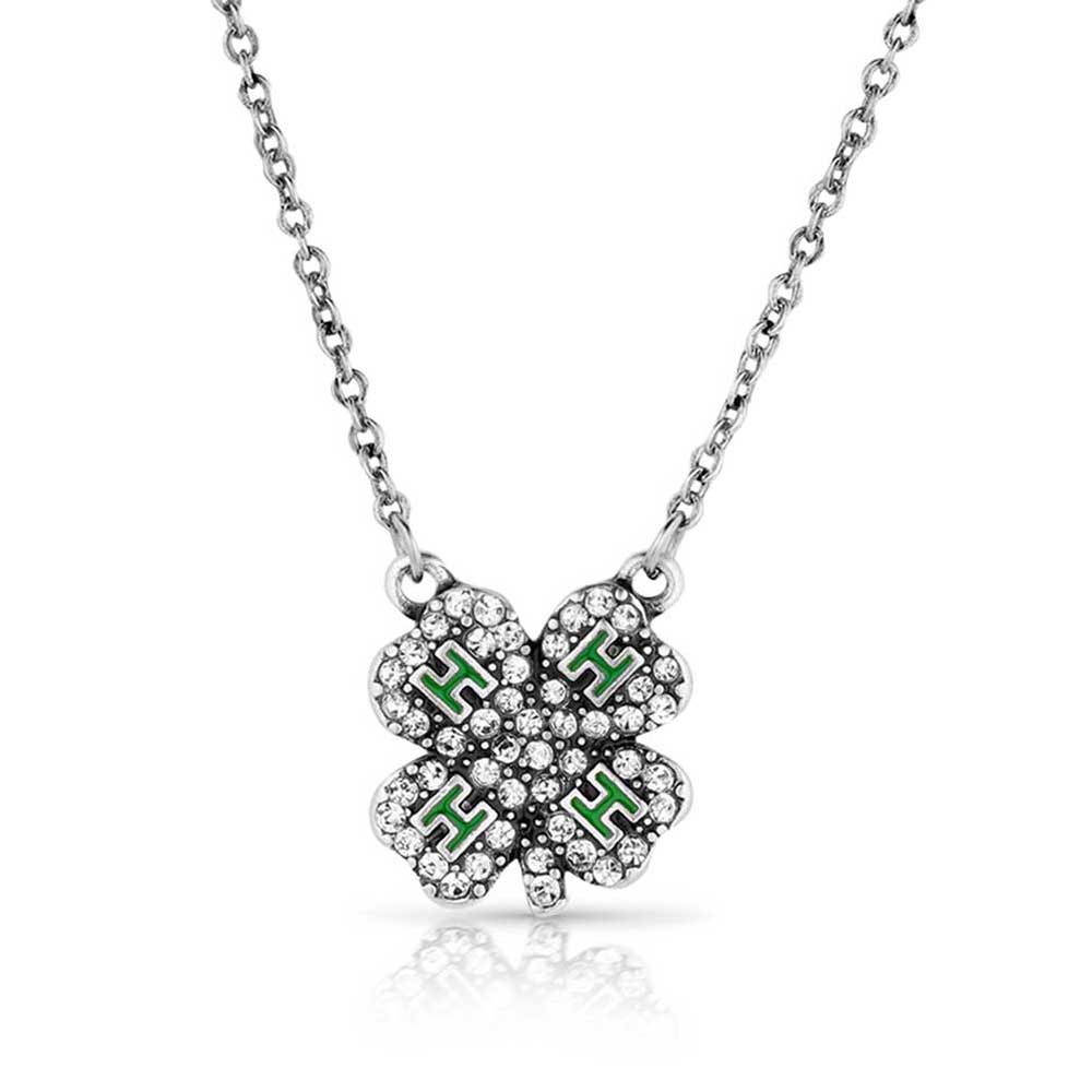 Montana Sparkling 4-H Clover Necklace NC5882