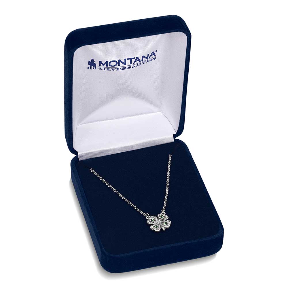 Montana Sparkling 4-H Clover Necklace NC5882