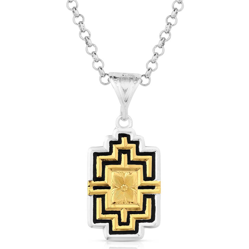 Montana Rise Above Geometric Necklace NC5986