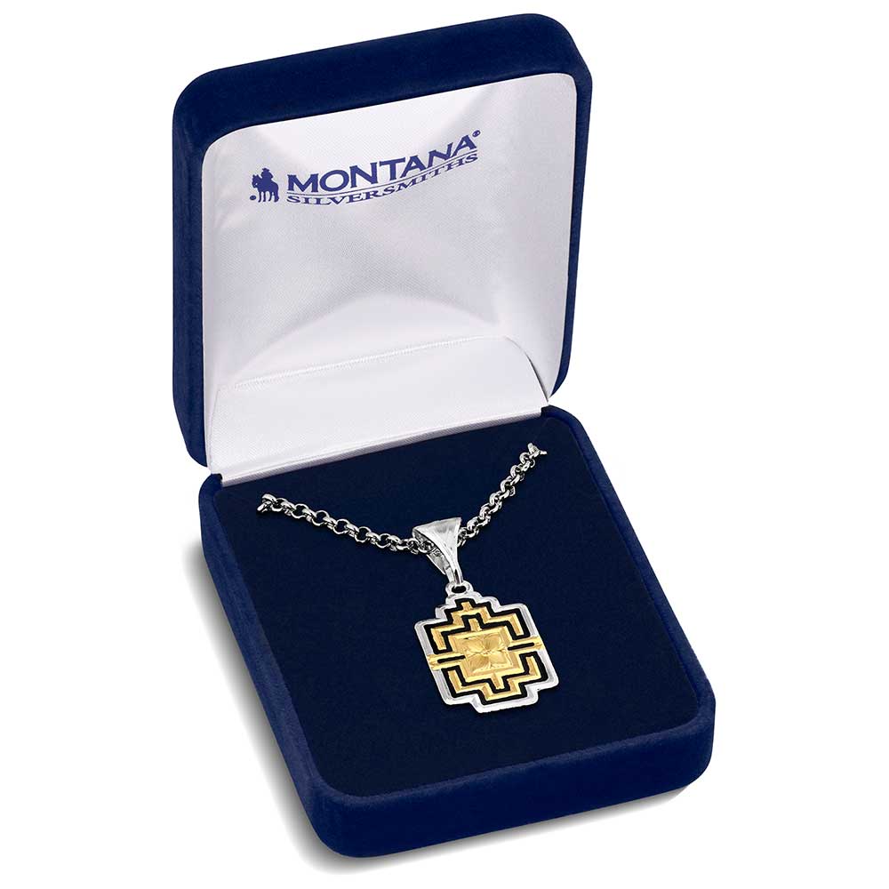 Montana Rise Above Geometric Necklace NC5986