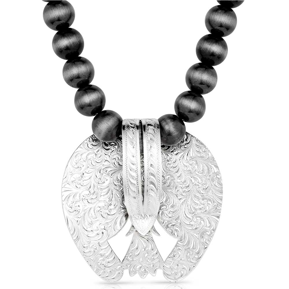 Montana Rise Above Beaded Pendant Necklace NC5989