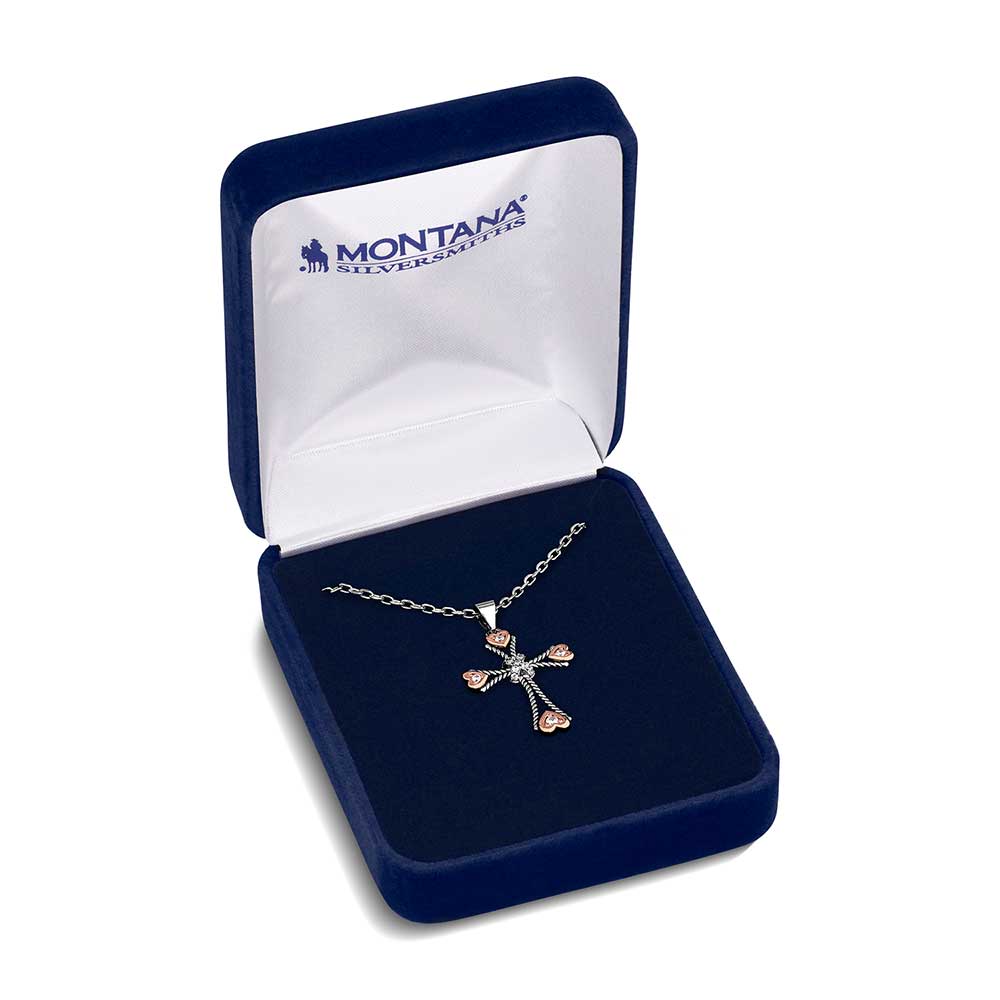 Montana Faith in my Heart Cross Necklace NC6040