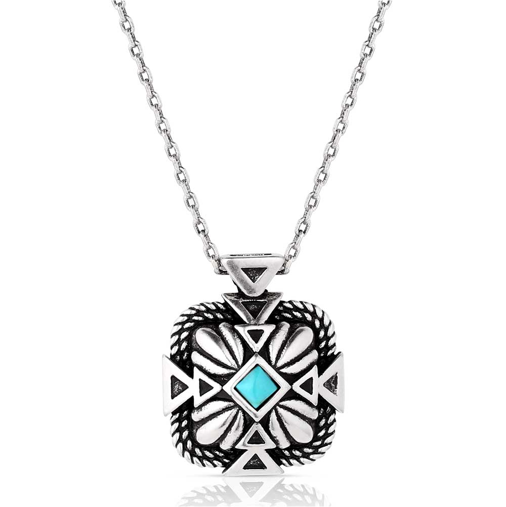 Montana Desert Sage Turquoise Necklace NC6116