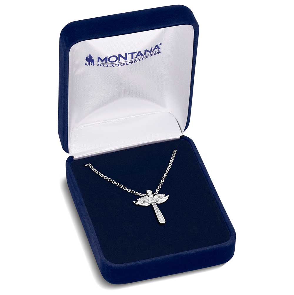 Montana Wings of Faith Cross Necklace NC6125