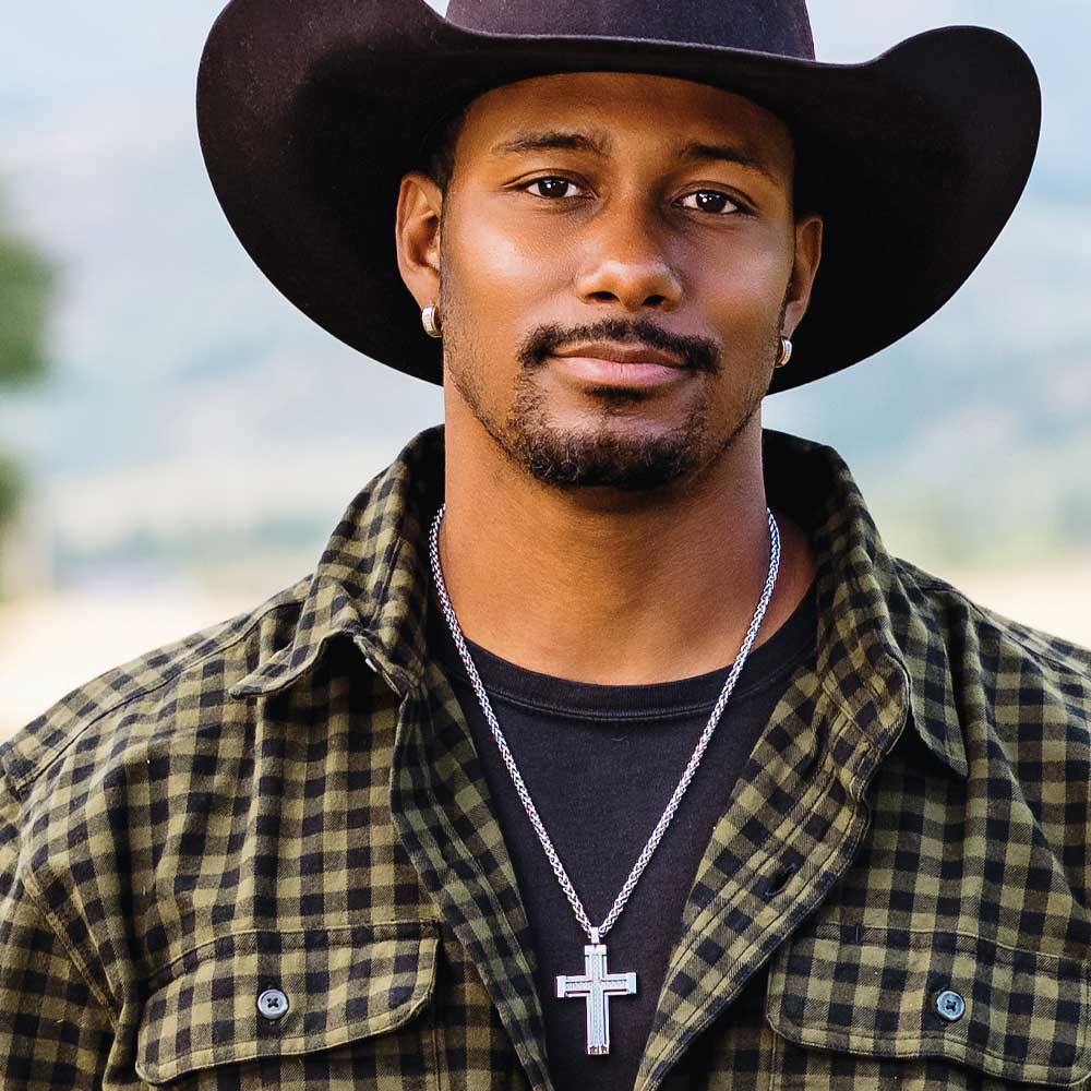 Montana Hero's Belief Cross Necklace NC6163