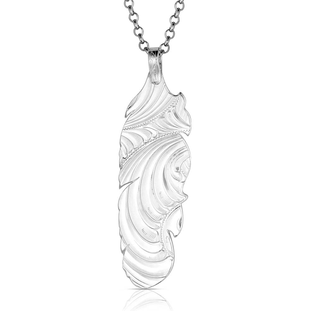 Montana Alpine Glow Feather Necklace NC6405