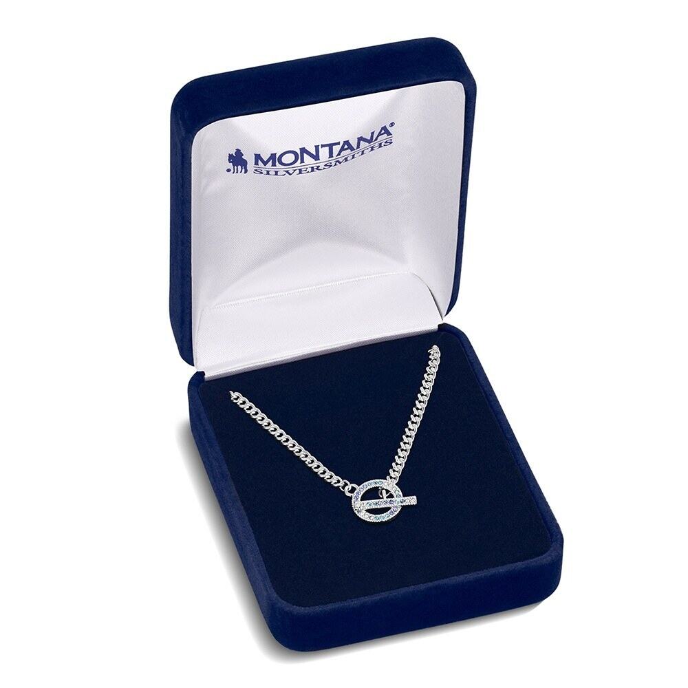 Montana Blue Horizon Crystal Toggle Necklace NC6535