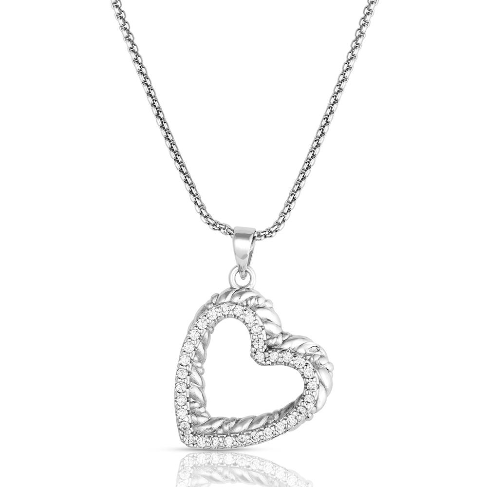 Montana Roped In Love Heart Necklace NC6543