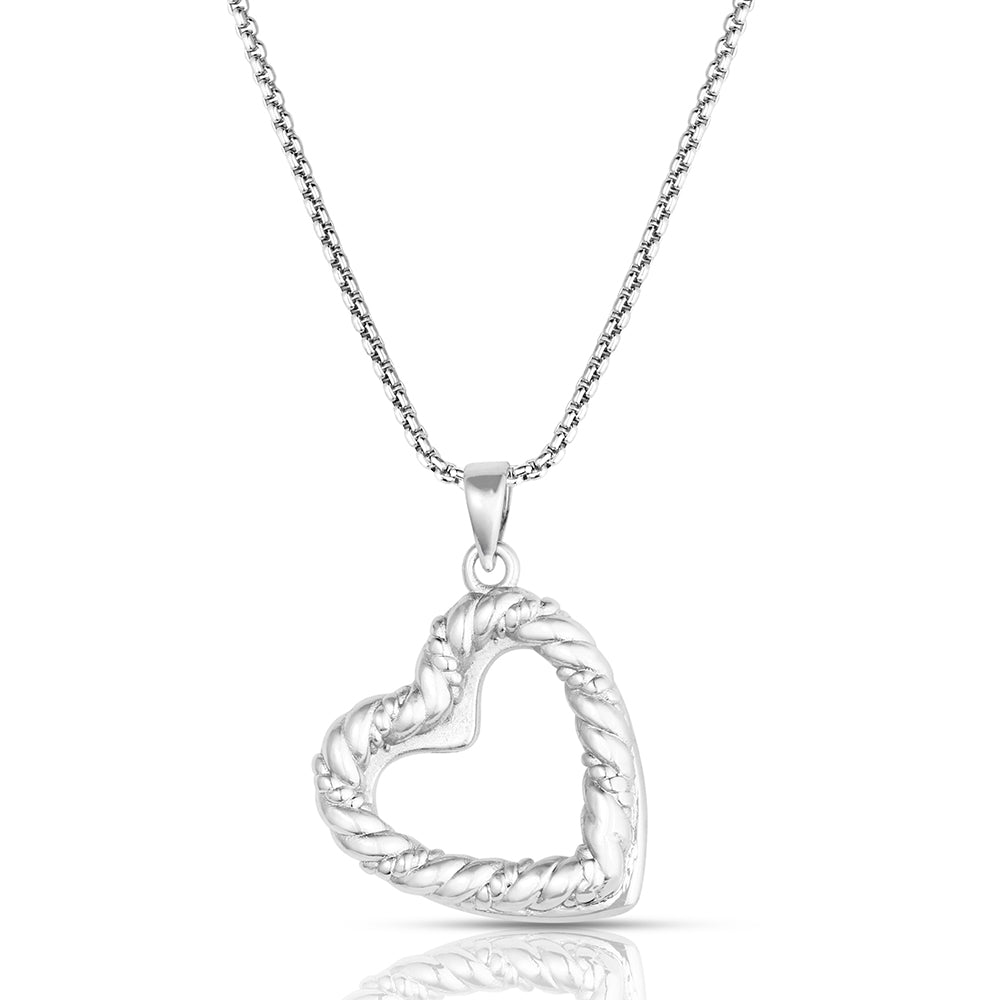 Montana Roped In Love Heart Necklace NC6543