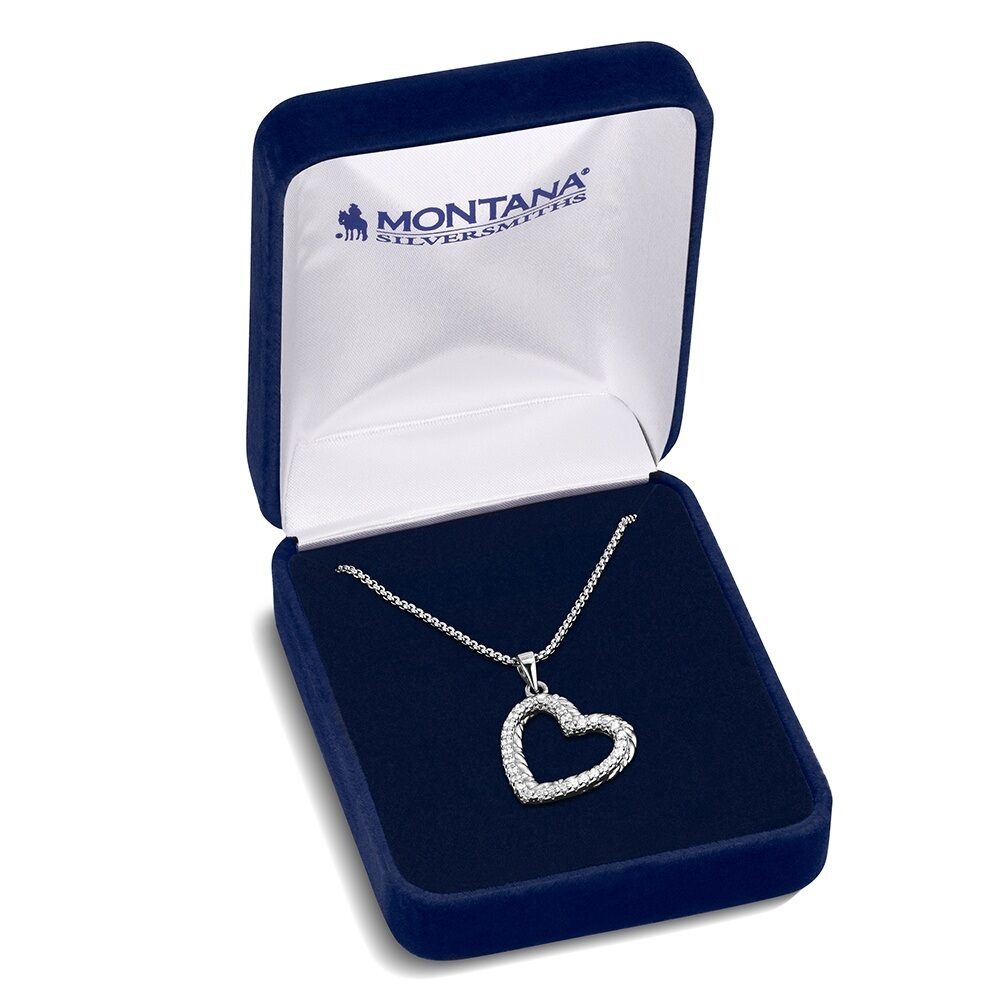 Montana Roped In Love Heart Necklace NC6543