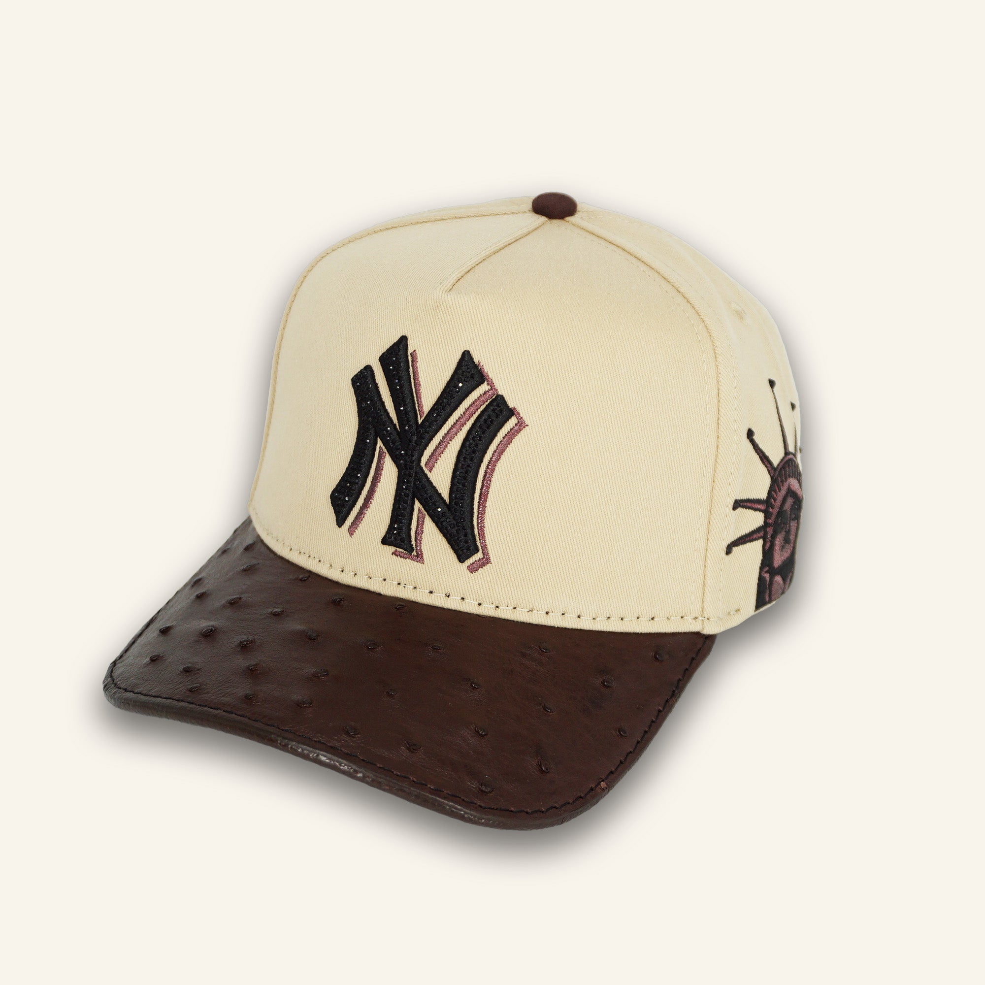 Bigg Boss NY Beige / Ostrich Brown Hat