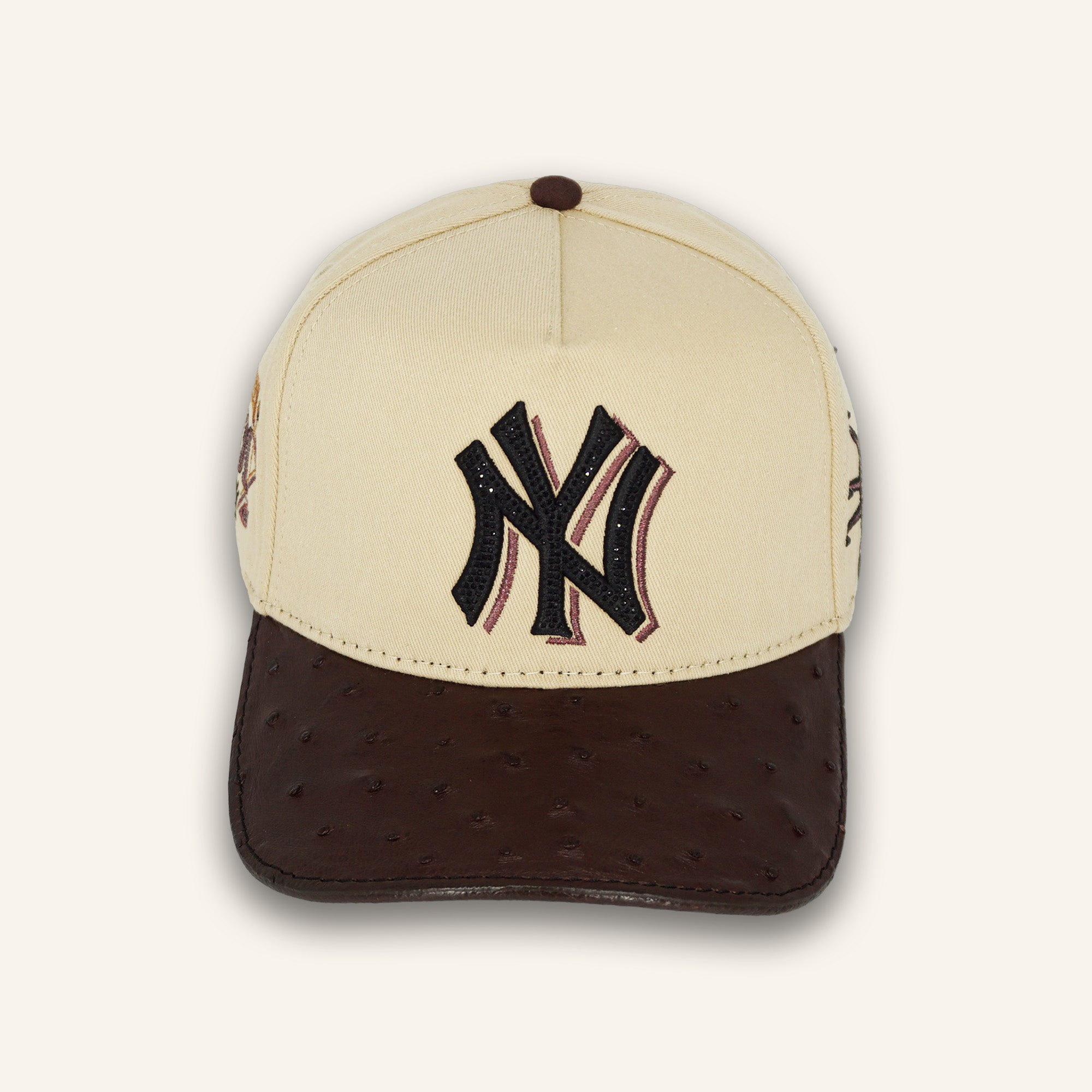 Bigg Boss NY Beige / Ostrich Brown Hat