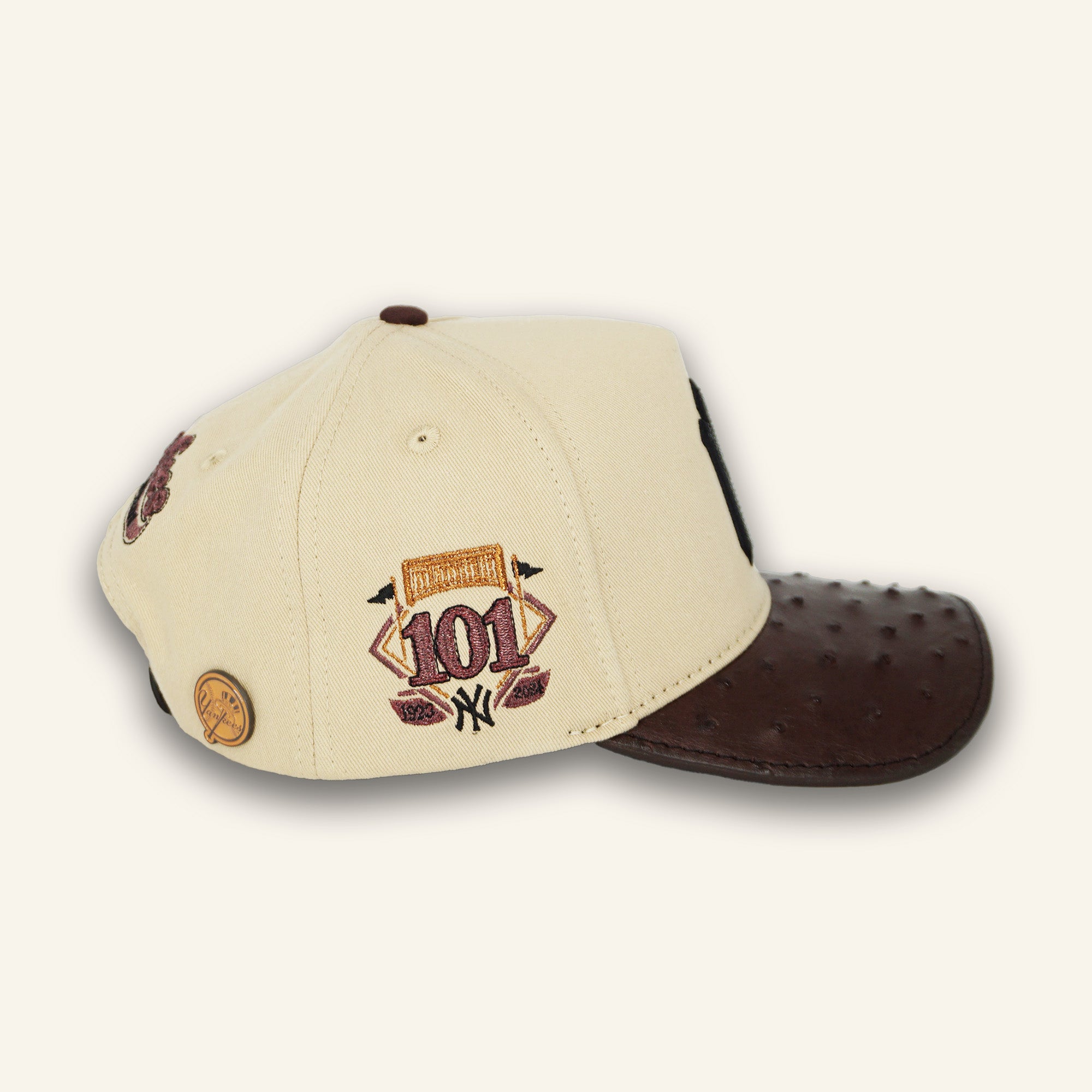 Bigg Boss NY Beige / Ostrich Brown Hat