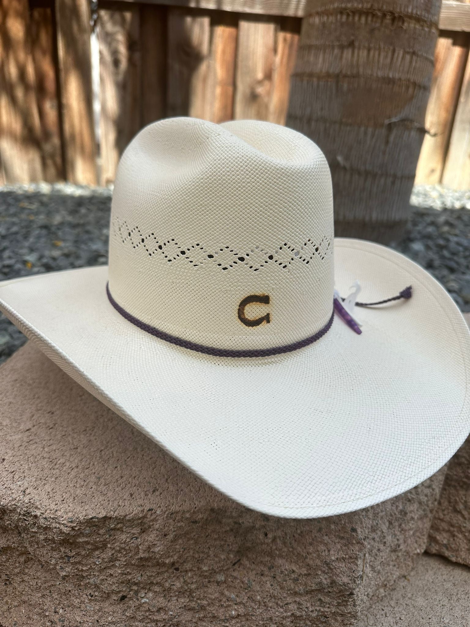 Charlie Horse 10x "Purple Haze" Straw Hat