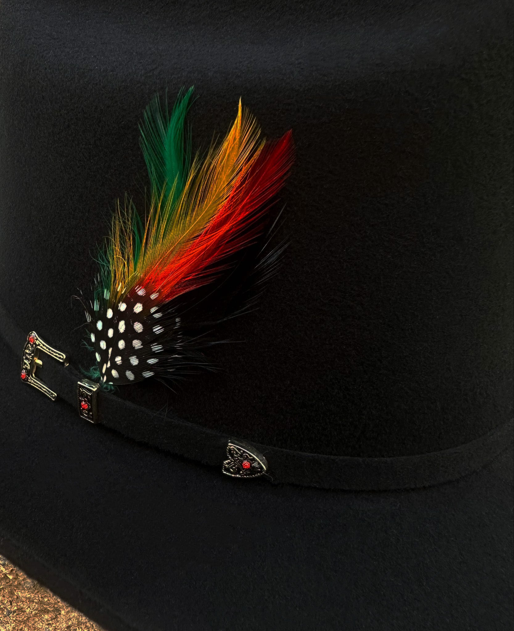 Stone "100 Starz" Wool Hat - Black