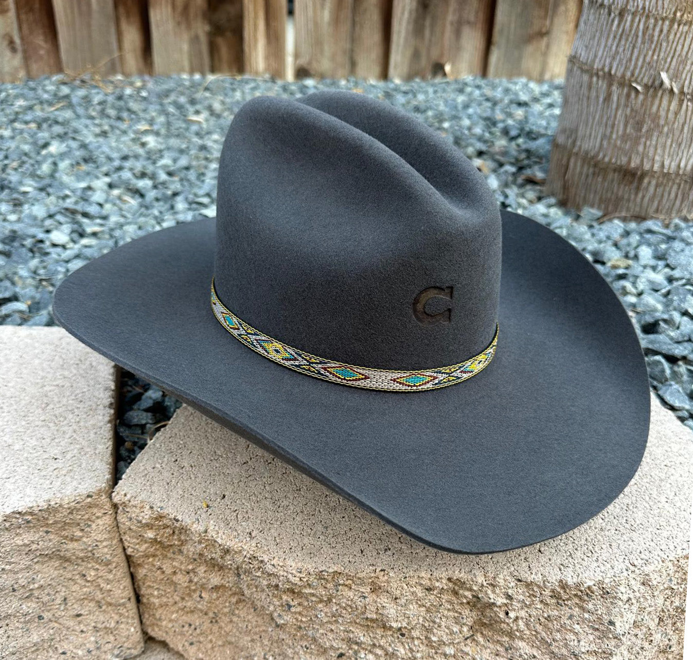 Charlie Horse 4x "Run Away" Felt Hat - Granite Grey