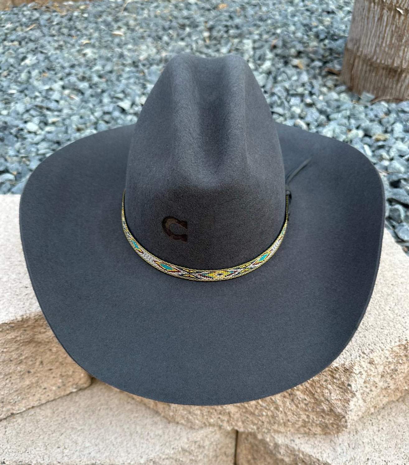 Charlie Horse 4x "Run Away" Felt Hat - Granite Grey