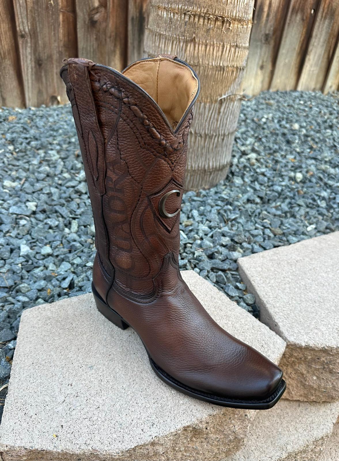 Cuadra Men's Deer Narrow Square Toe CU801 - Almendra