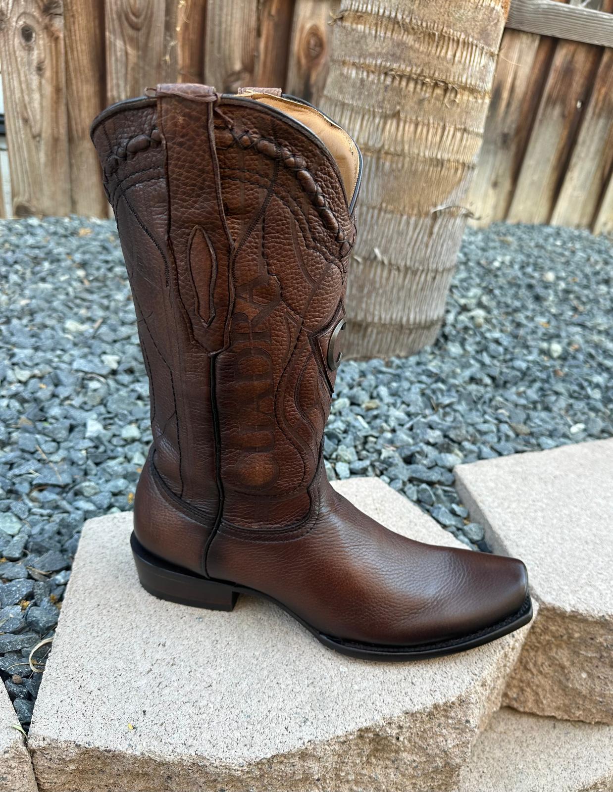 Cuadra Men's Deer Narrow Square Toe CU801 - Almendra