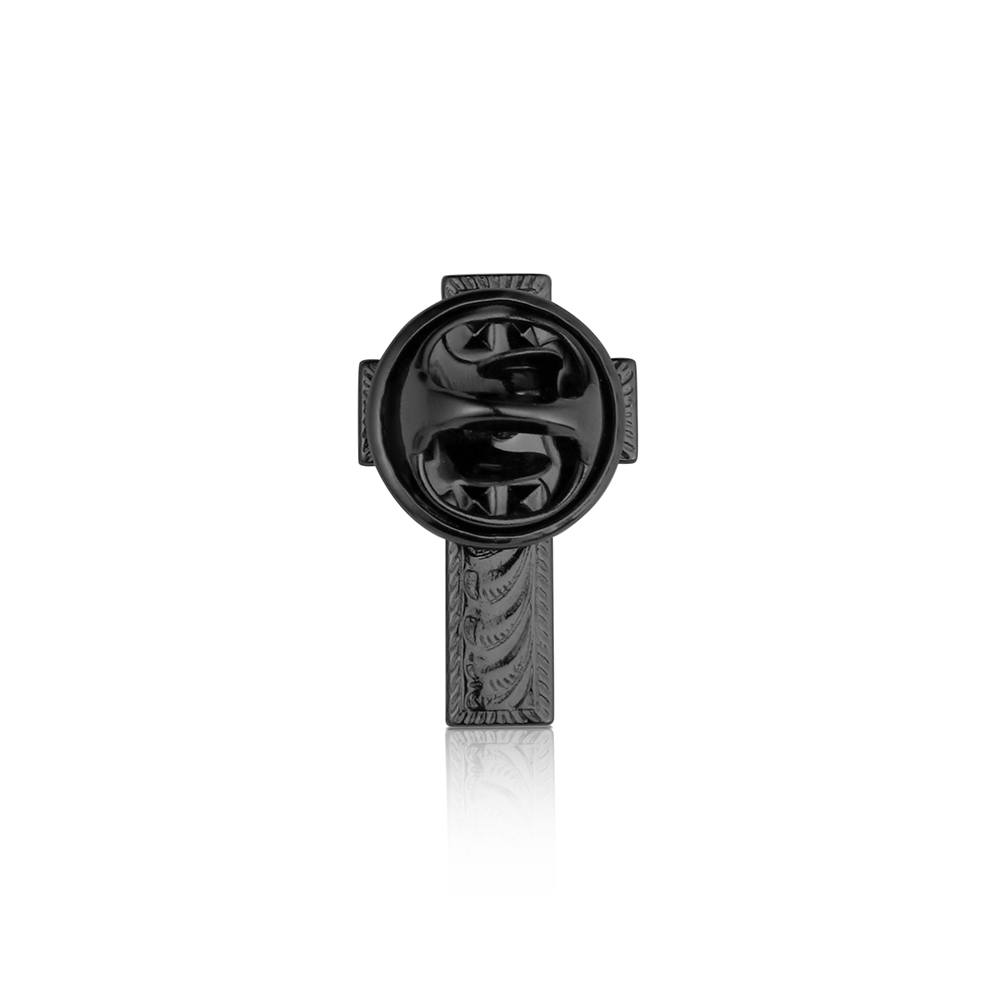 Montana Dark Engraved Cross Pin PIN6515