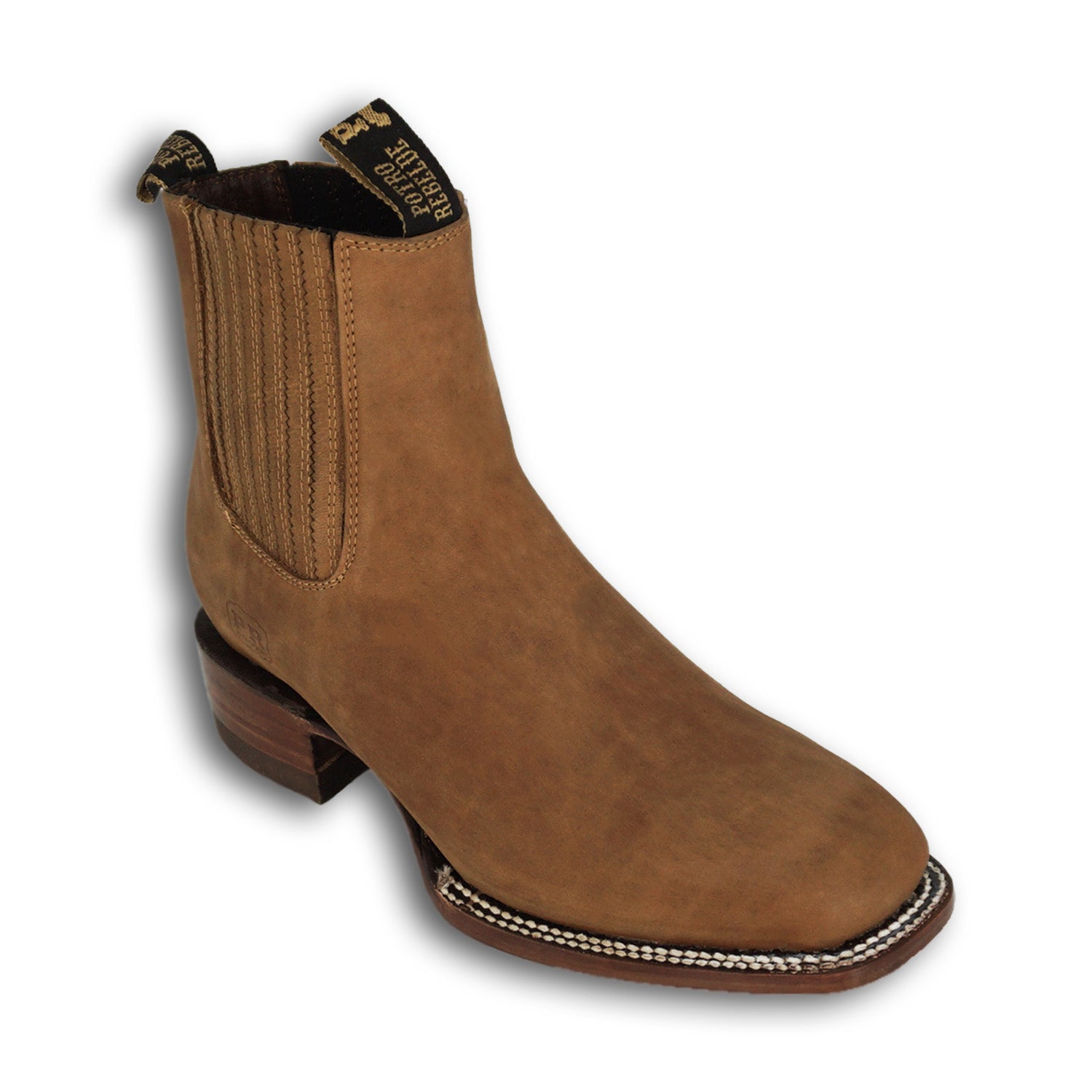 Potro Rebelde Square Toe Short Boot 720 - Crazy Papaya