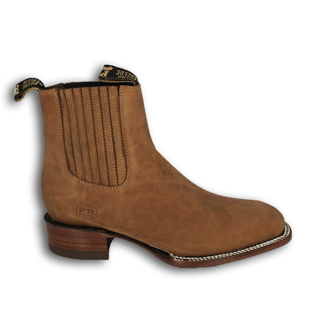 Potro Rebelde Square Toe Short Boot 720 - Crazy Papaya