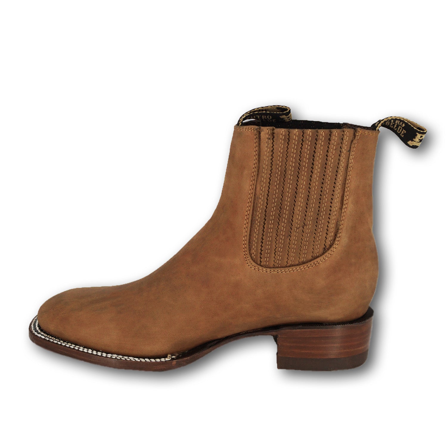 Potro Rebelde Square Toe Short Boot 720 - Crazy Papaya