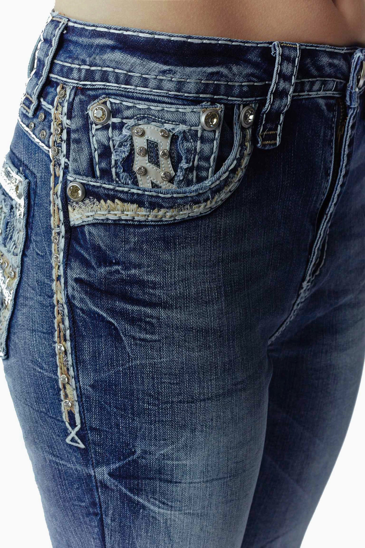 Rock In LA Womens Bootcut Jeans RA9323