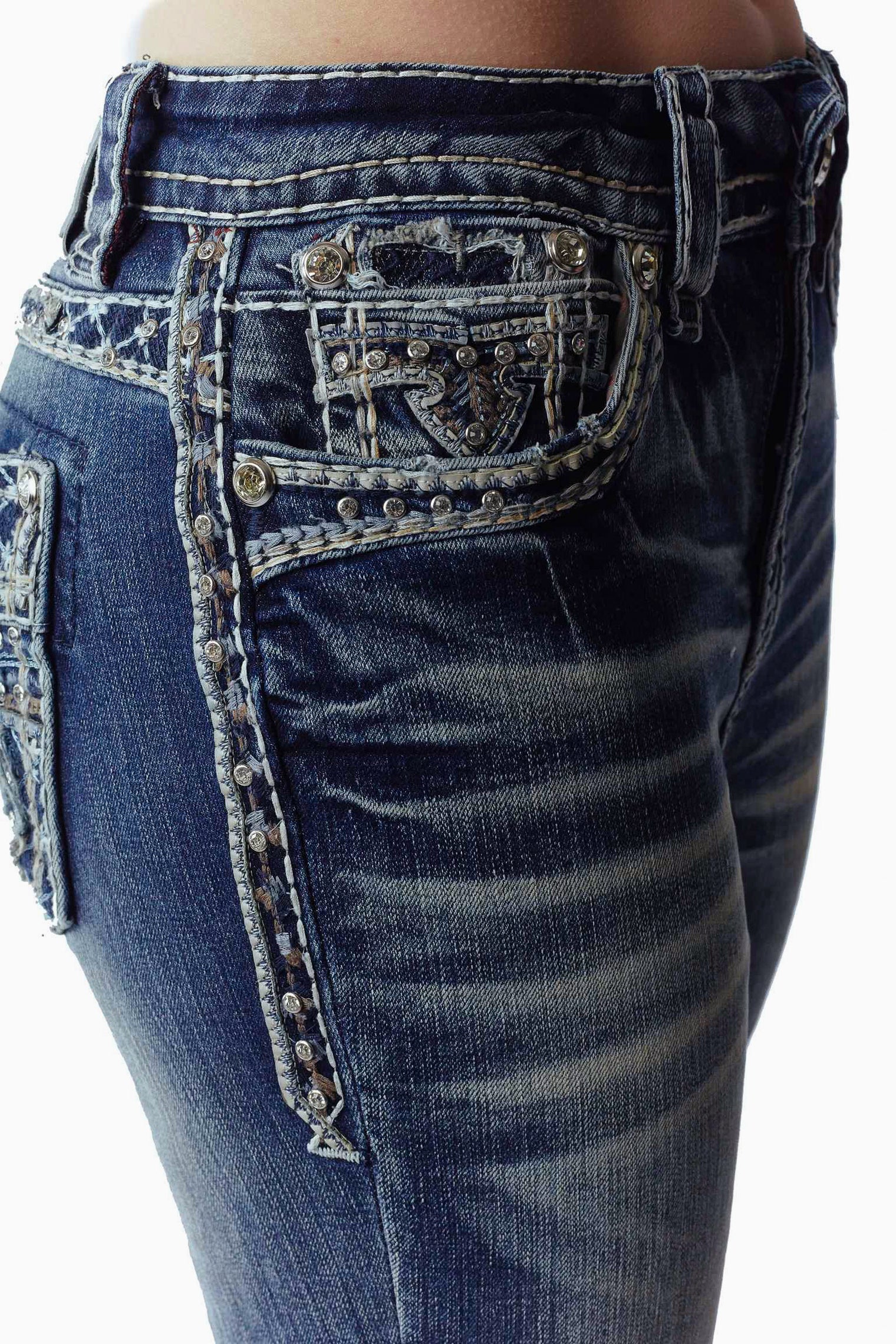 Rock In LA Womens Bootcut Jeans RA9324