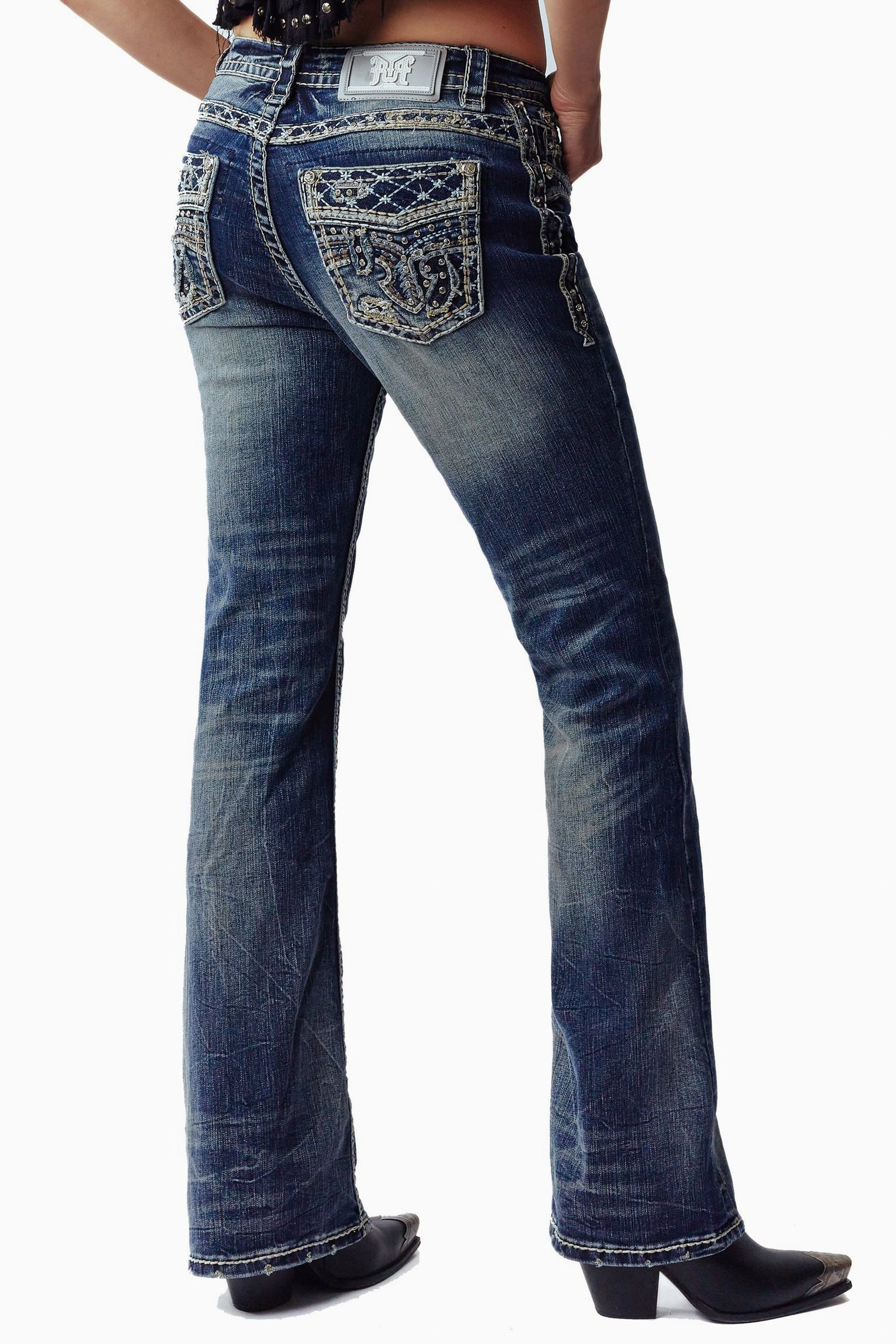 Rock In LA Womens Bootcut Jeans RA9324
