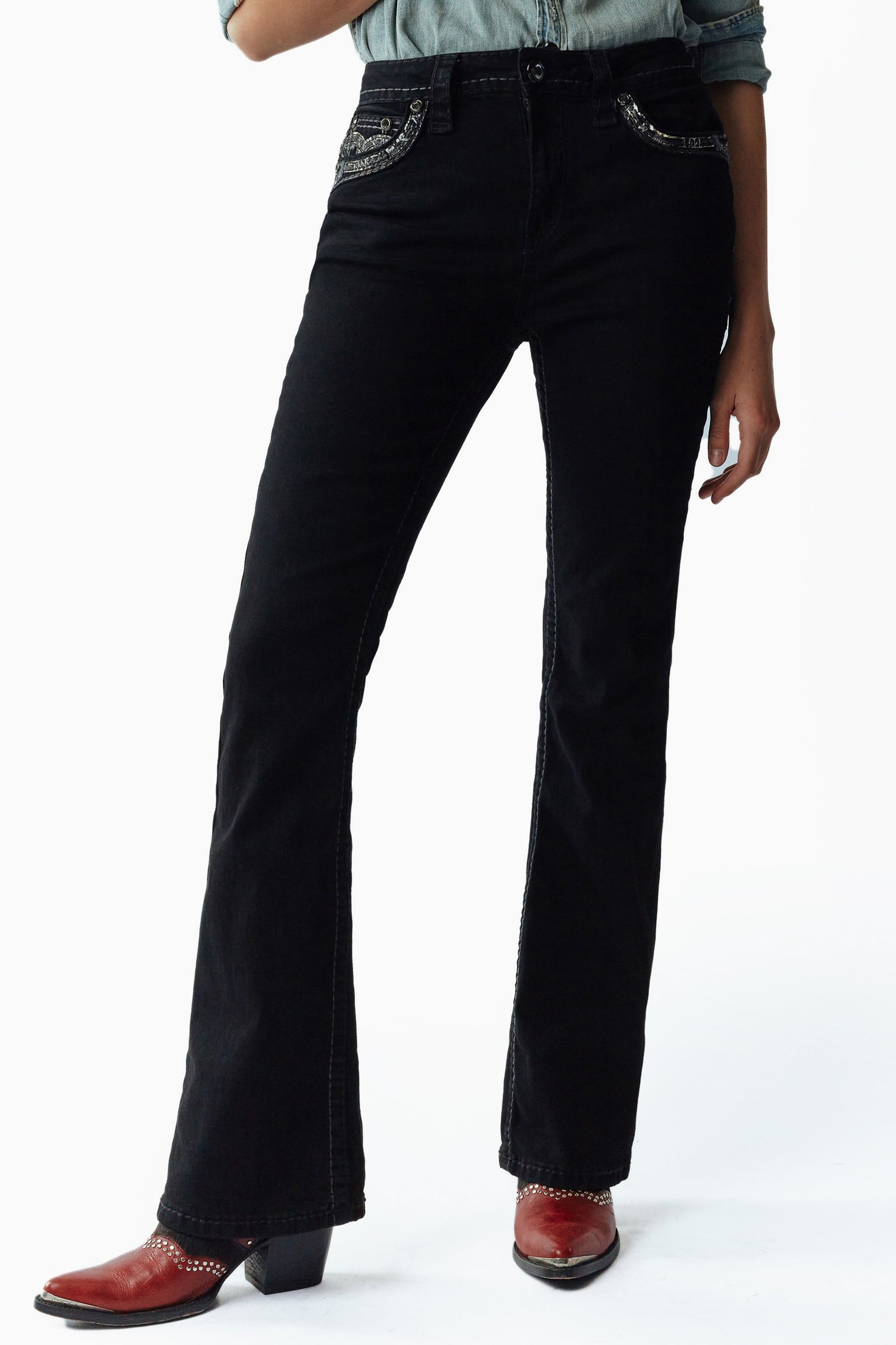 Rock In LA Womens Bootcut Jeans RA9325