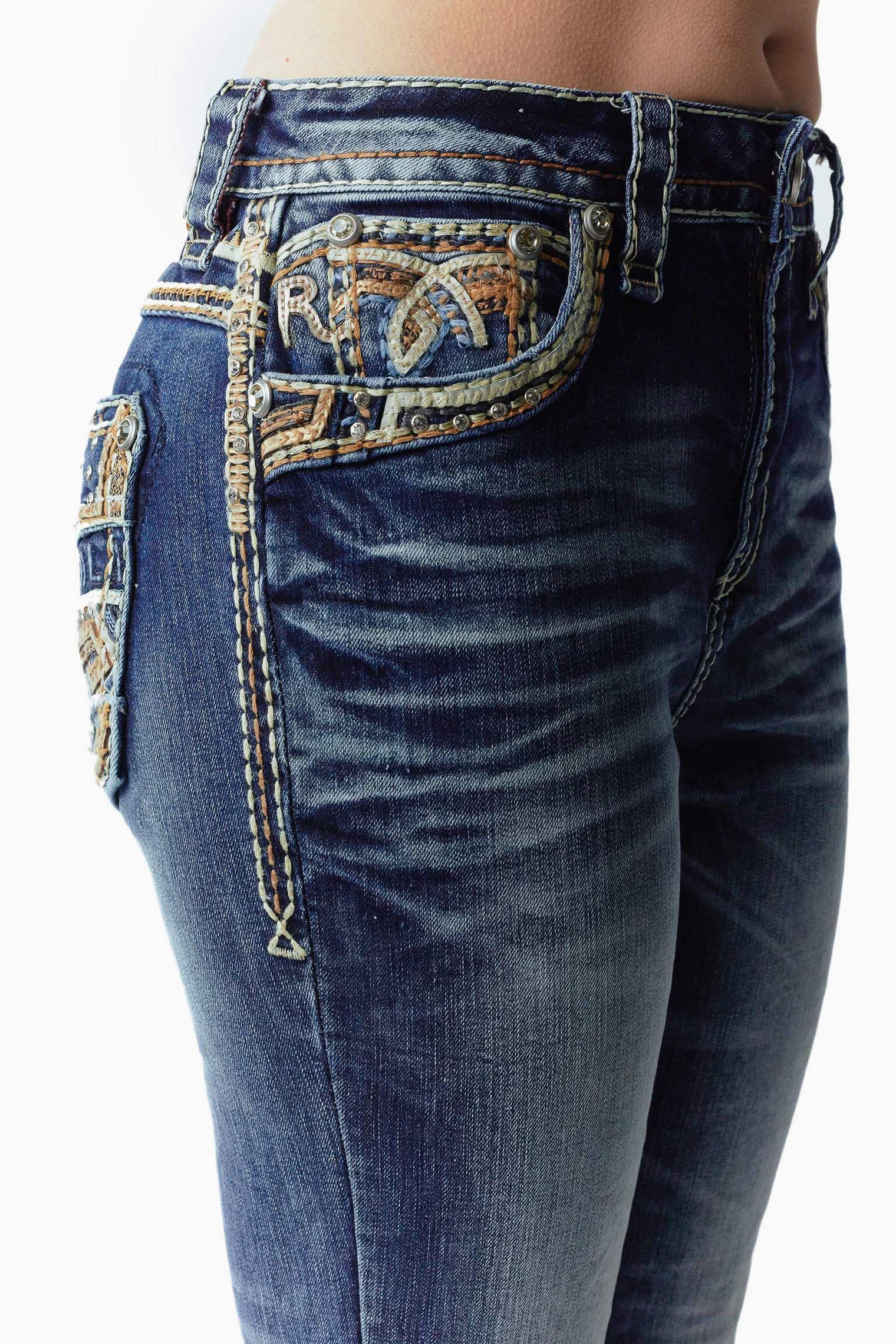 Rock In LA Womens Bootcut Jeans RA9327