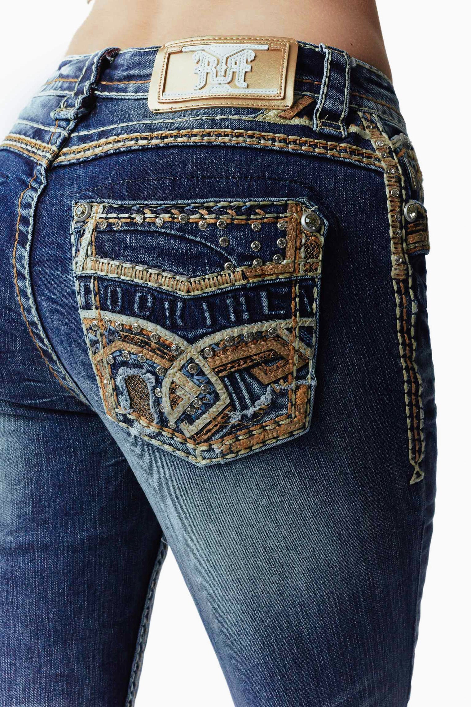 Rock In LA Womens Bootcut Jeans RA9327