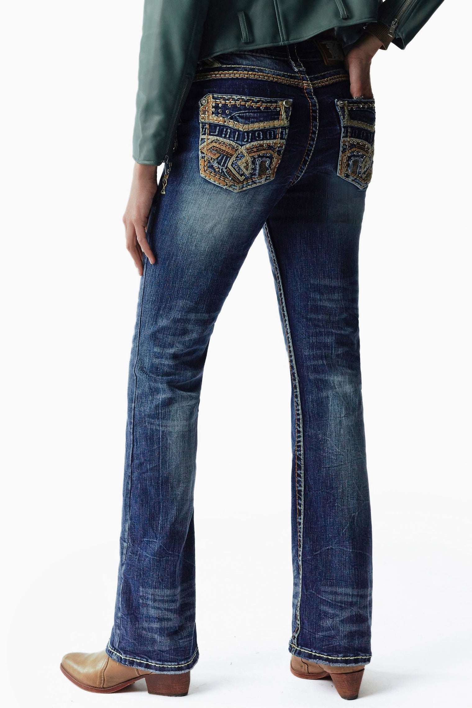 Rock In LA Womens Bootcut Jeans RA9327