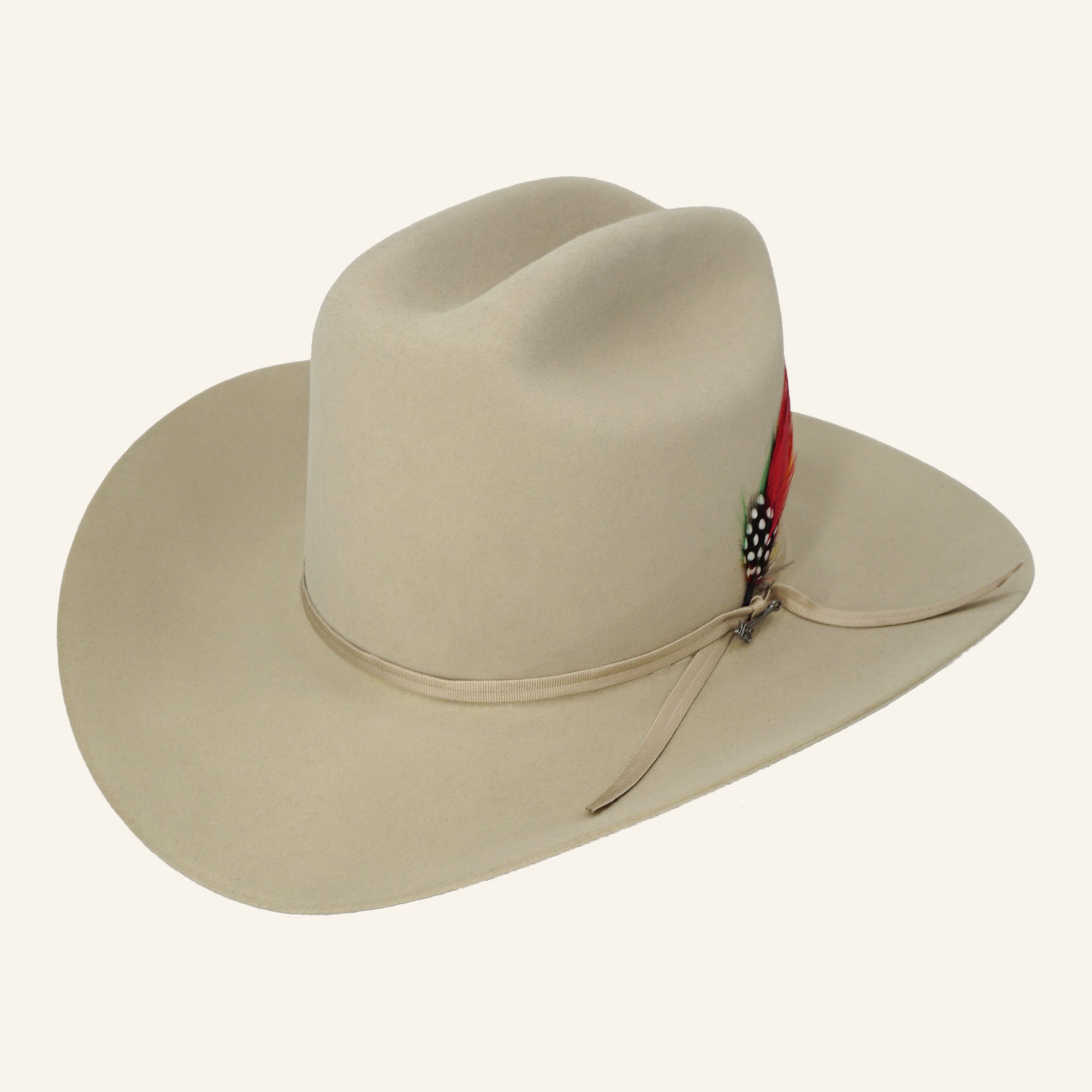 Stetson 6x Rancher Felt Hat  3 1/2" Brim - Silverbelly