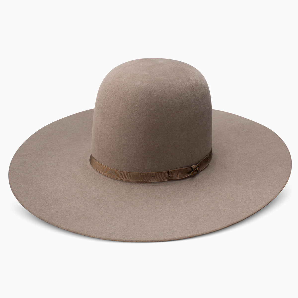Resistol 7x Showdown Open Crown Felt Hat - Stone