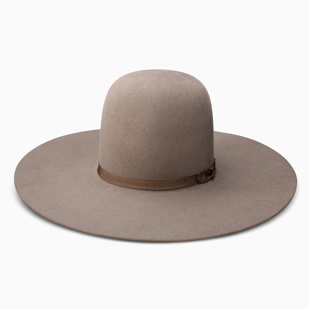 Resistol 7x Showdown Open Crown Felt Hat - Stone