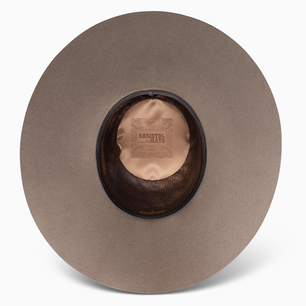 Resistol 7x Showdown Open Crown Felt Hat - Stone