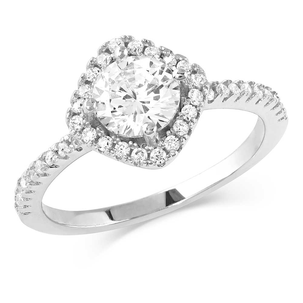 Montana Squarely Perfect Haloed Ring Size 7 RG3183