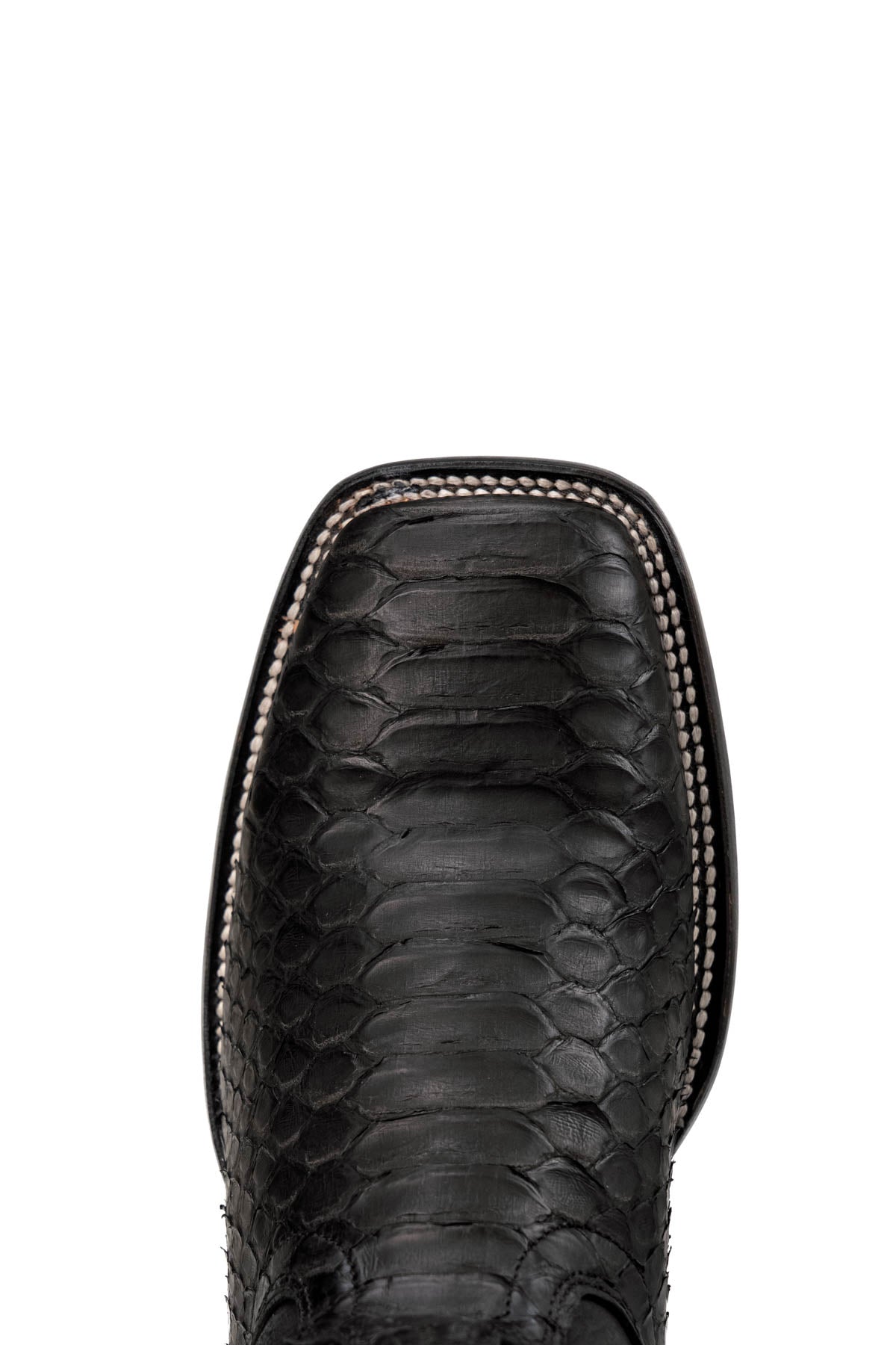Rock'em Men's Python Versatile Square Toe Cowboy Boot MR14 - Matte Black