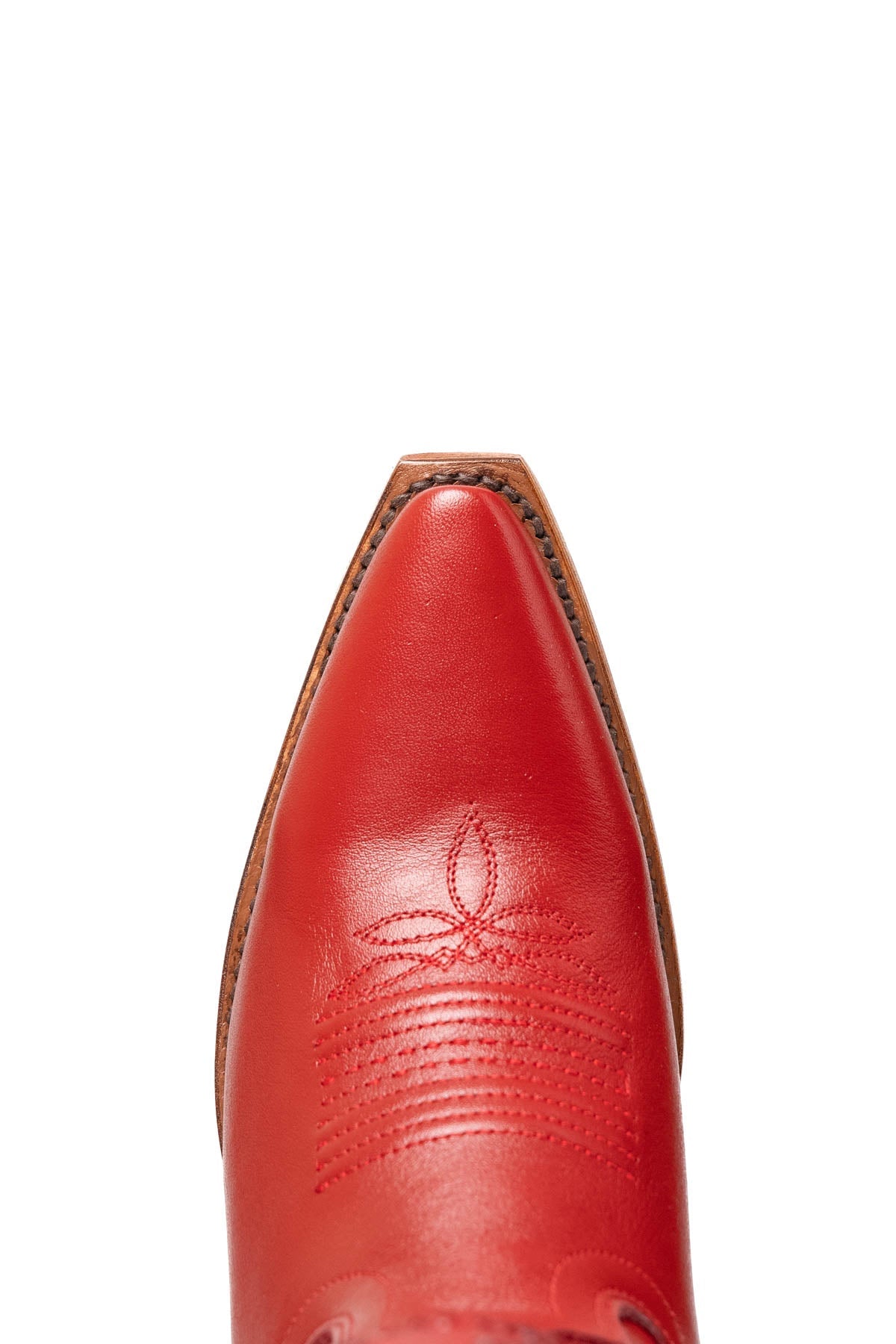 Rock'em Marbella Tall Red Bottom Snip Toe Cowgirl Boot 016 - Red