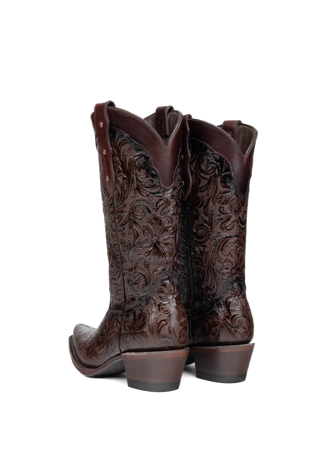 Rock'em Mila Flor de Luz Snip Toe Cowgirl Boot 652 - Brown