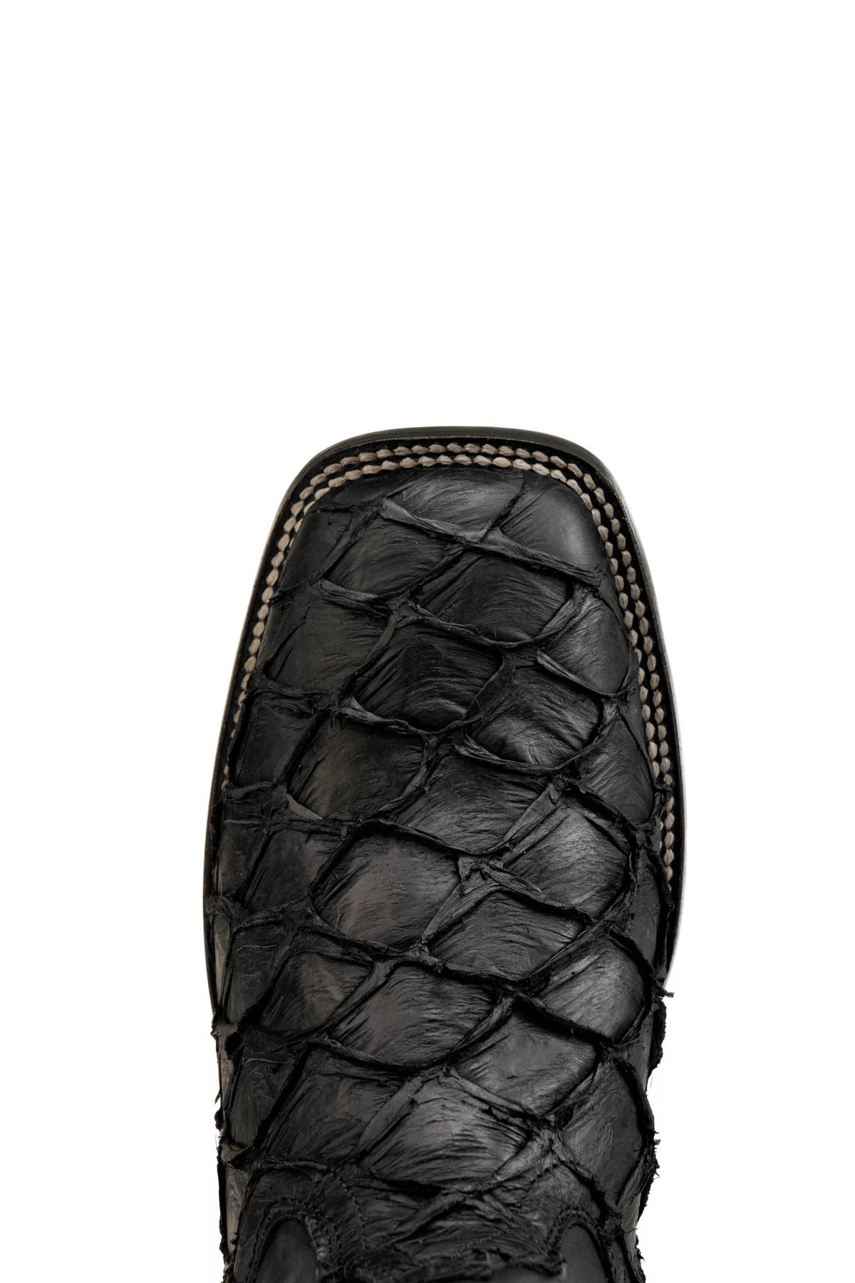 Rock'em Pirarucu Limited Square Toe Cowboy Boot MR21 - Black